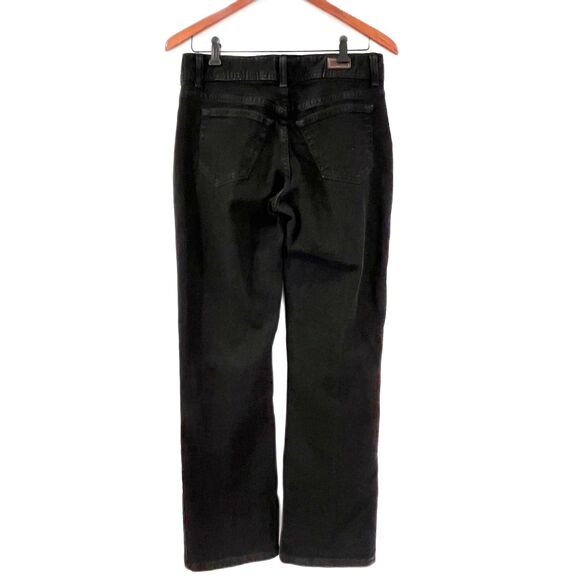 Riders by Lee Black Jeans Size 8P Straight Leg High Rise Petite - Picture 3 of 8